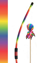Rainbow Bow with Tie-Dye Arrow