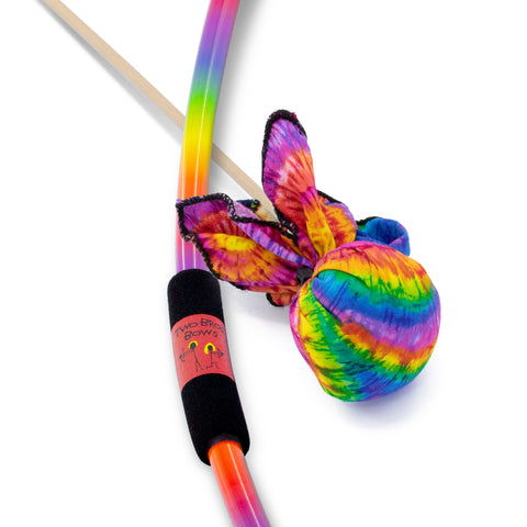 Rainbow Bow with Tie-Dye Arrow